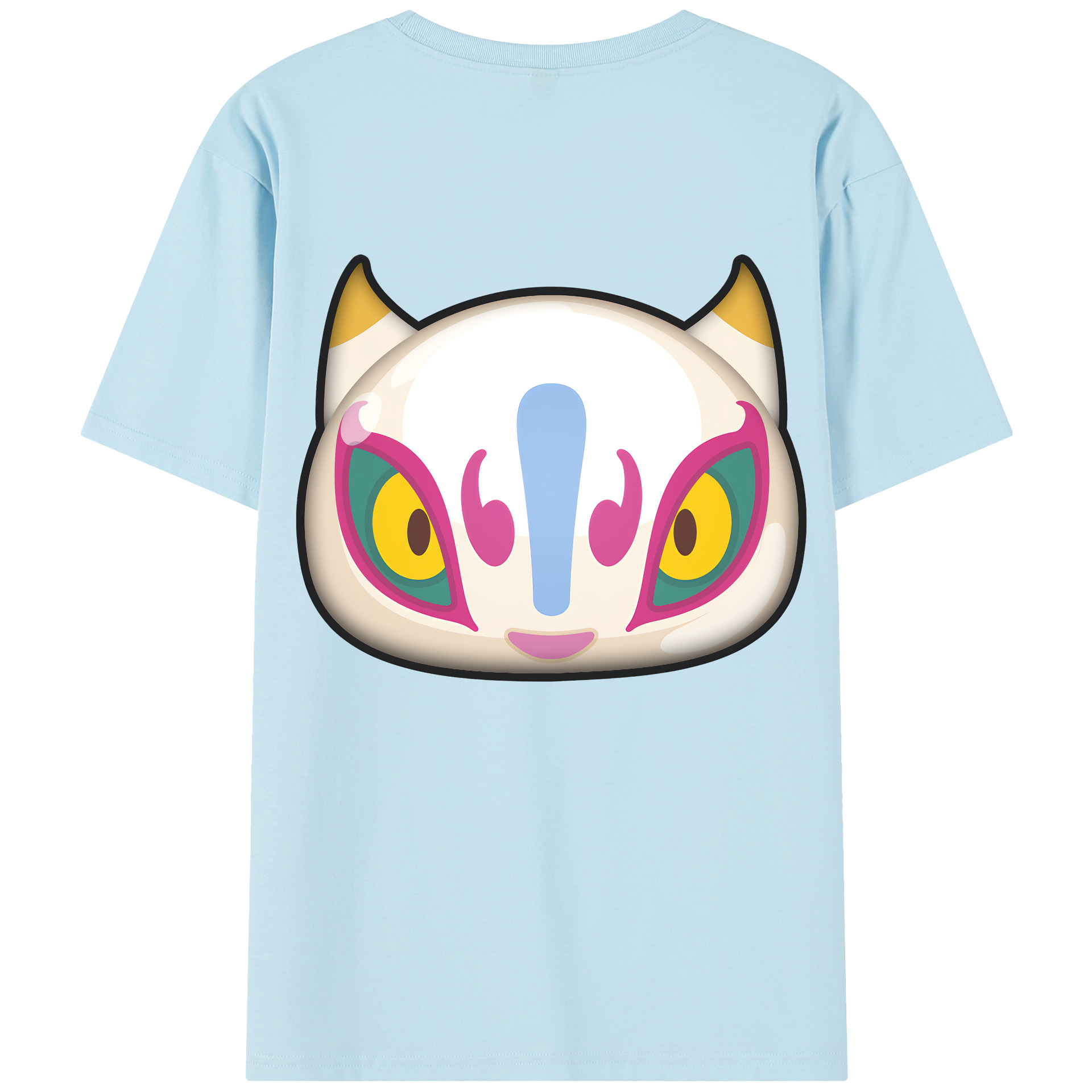 （画像用） 妖怪ウォッチ Yo-kai Watch 綿100％半袖Tシャツ（背面プリント）
